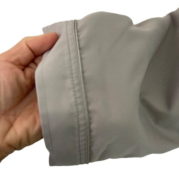 Majestic International Mens Robe Gray Size Small Medium Terry Wrap Belt Pockets - Picture 6 of 16